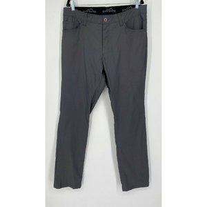 Eddie Bauer Adventure Trek Pants Mens 36X34 Stretch Lightweight Outdoor Gray